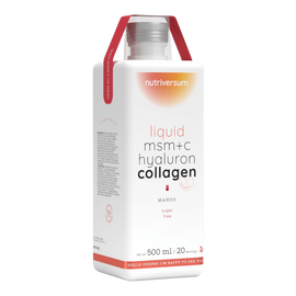 MSM+C Hyaluron Collagen Liquid - 500 ml - mangó - Nutriversum