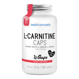 L-Carnitine caps - 120 kapszula - WSHAPE - Nutriversum - 