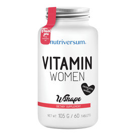 Vitamin Women - 60 tabletta - WSHAPE - Nutriversum - multivitamin és ásványi anyag komplex
