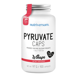 Pyruvate - 100 kapszula - WSHAPE - Nutriversum - diétát támogató hatóanyag