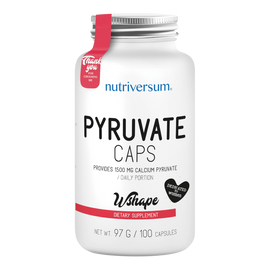 Pyruvate - 100 kapszula - WSHAPE - Nutriversum (kifutó)
