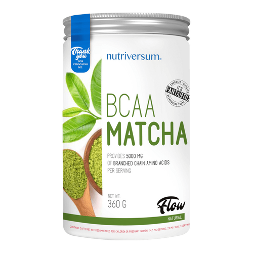 BCAA Matcha - 360 g - FLOW - Nutriversum - Natural - 