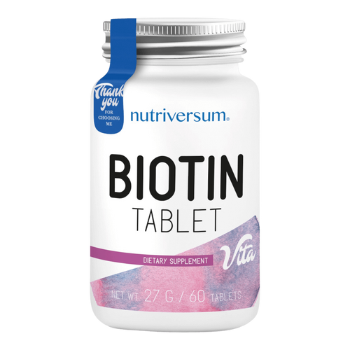 Biotin - 60 tabletta - VITA - Nutriversum - 