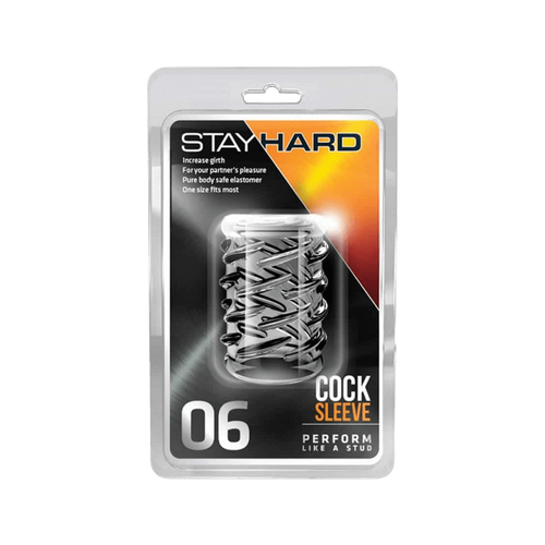 Stay Hard Cock Sleeve 06 Clear