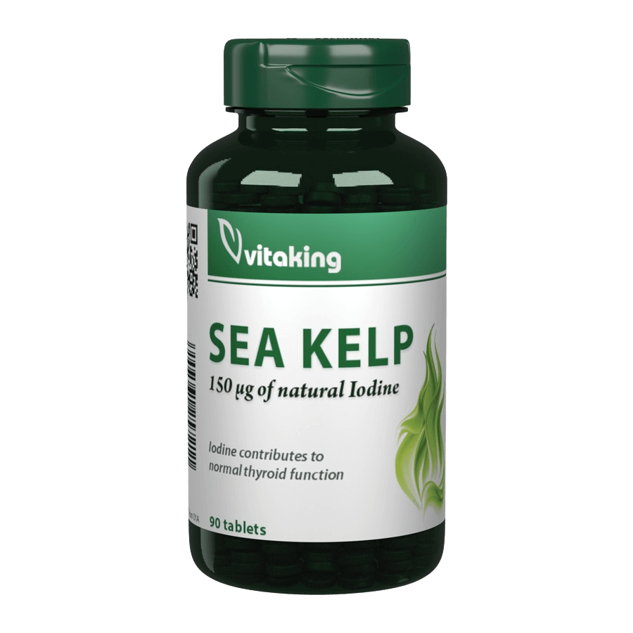 Sea Kelp Jód 100mg (150mcg) - 90 tabletta - Vitaking Sea Kelp Jód 100mg (150mcg) - 90 tabletta - Vitaking