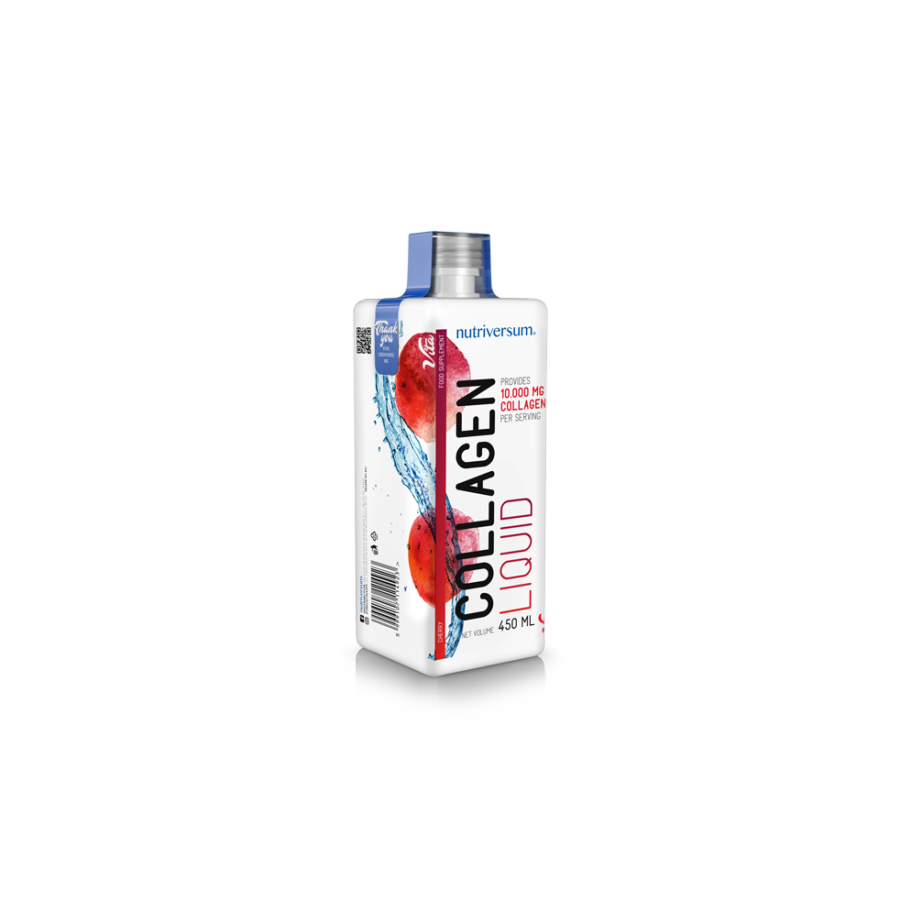 Collagen liquid - 10.000 mg - 450 ml - VITA - Nutriversum - cseresznye Collagen liquid - 10.000 mg - 450 ml - VITA - Nutriversum - cseresznye