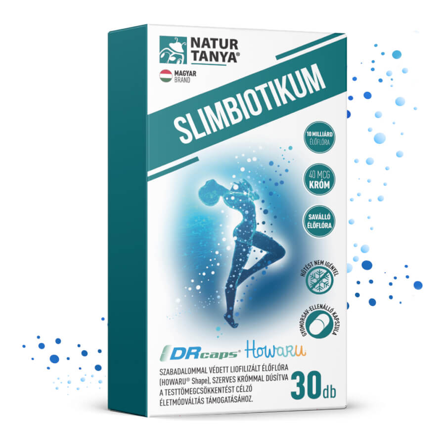 SLIMBIOTIKUM - lactis 420 HOWARU Shape testsúlycsökkentő étrend-kiegészítő - 30 kapszula - Natur Tanya